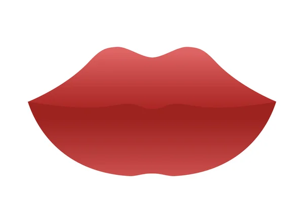 Boca labios demale diseño — Vector de stock