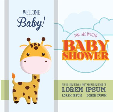 bebek hediye kartı tasarımı