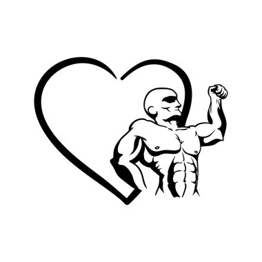 Fitness Spor salonu vücut geliştirme tasarım