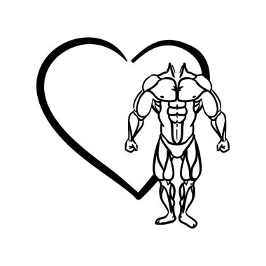 Fitness Spor salonu vücut geliştirme tasarım