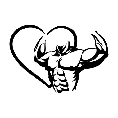 Fitness Spor salonu vücut geliştirme tasarım