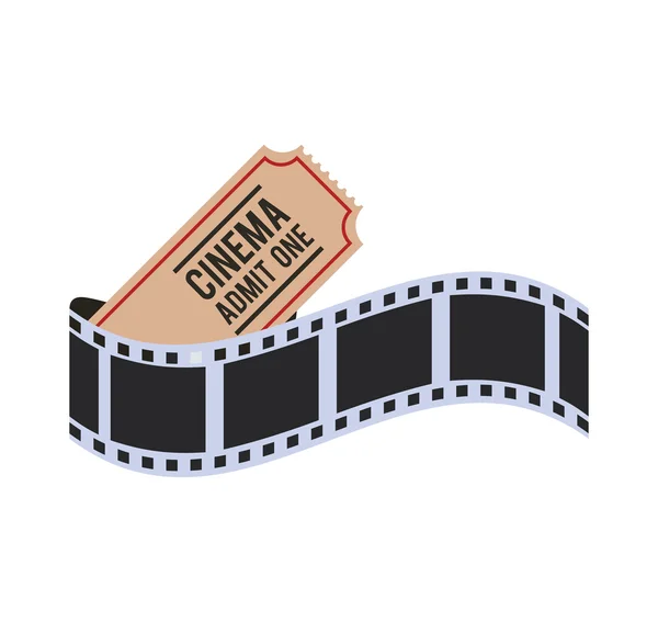 Film strip cinema film design — Vettoriale Stock