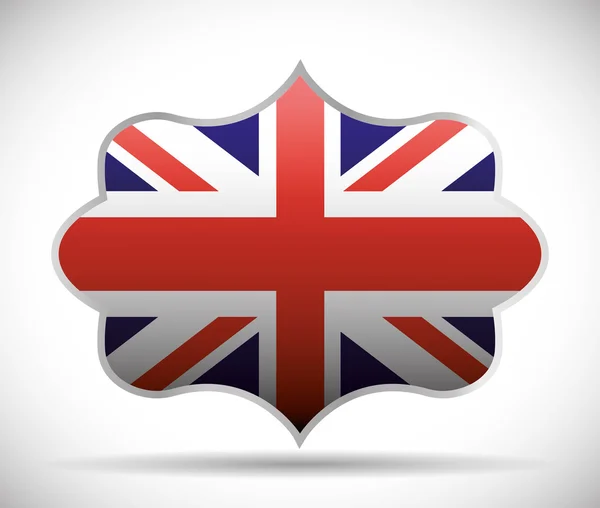 Bandiera london england design — Vettoriale Stock