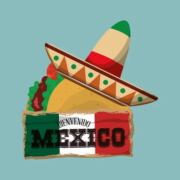 メキシコ文化と画期的なデザイン — ストックベクタ