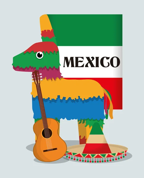Культура и архитектура Мексики — стоковый вектор