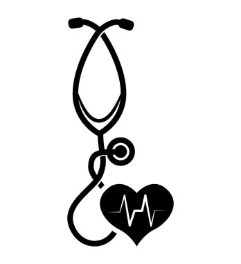 kalp stetoskop tıbbi bakım tasarımı