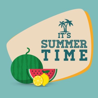 Karpuz ve limon meyve tasarımı