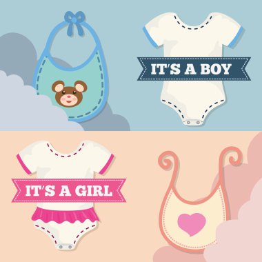 Bebek duş davetiye kartları tasarımı