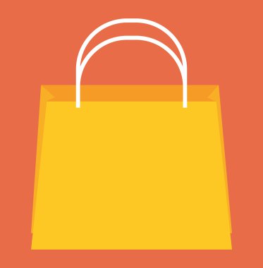 Alışveriş çantası ve cyber Pazartesi tasarım