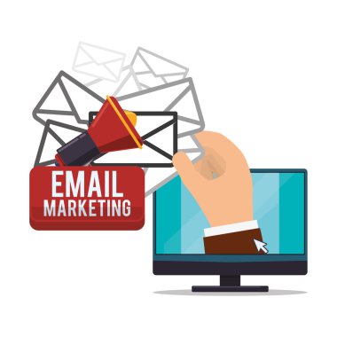 E-posta pazarlama ve iletişim medya tasarımı