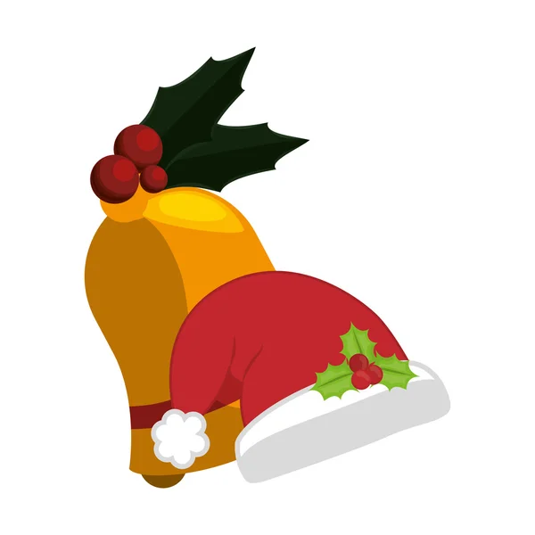 Sombrero de diseño Feliz Navidad — Vector de stock