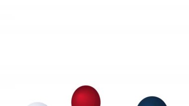 ABD balonları helyum yüzen animasyonları