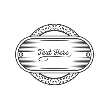 amblem premium vintage amblem veya logotype marka