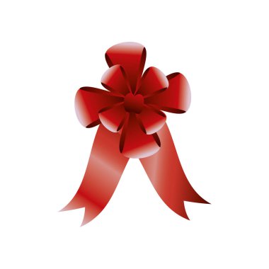 kırmızı kurdele dekorasyonu bulanık stil