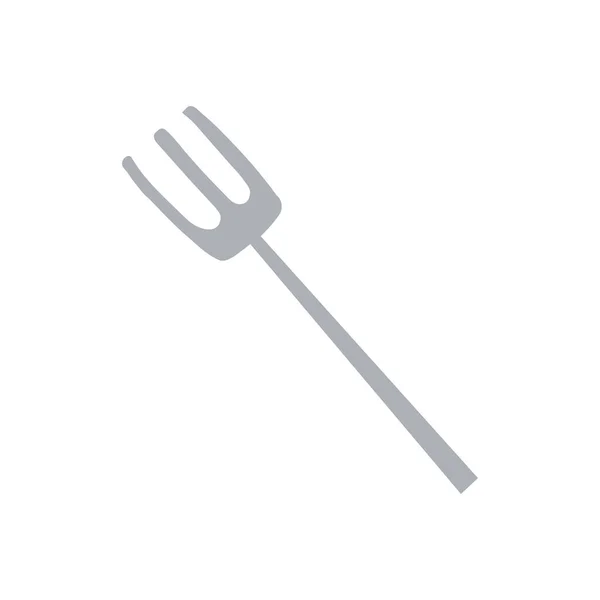 Fork cutlery cooking utensil icon design — Stock Vector