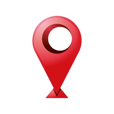 seyahat gps navigasyon hedef simgesi resim beyaz arkaplan