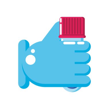 Tıbbi eldiven kovid 19 virüs test tüpü tasarımı