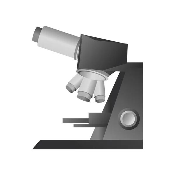 Chemistry microscope icon vector design — Stock Vector