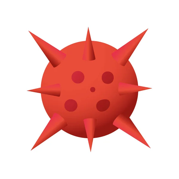 Covid 19 virus icon vector design — 스톡 벡터