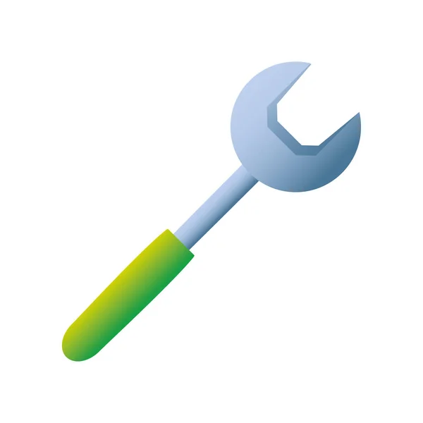 Home remodeling repair tool wrench icon design vector — Stock Vector