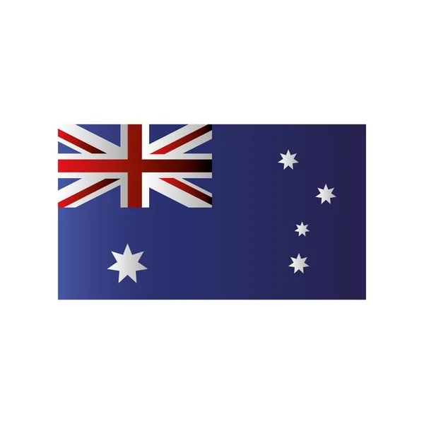 Australischer Tag, Symbol der australischen Flagge — Stockvektor