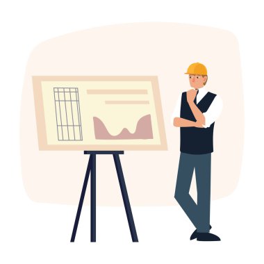 Adam mimar ayakta ve proje taslağı arıyor