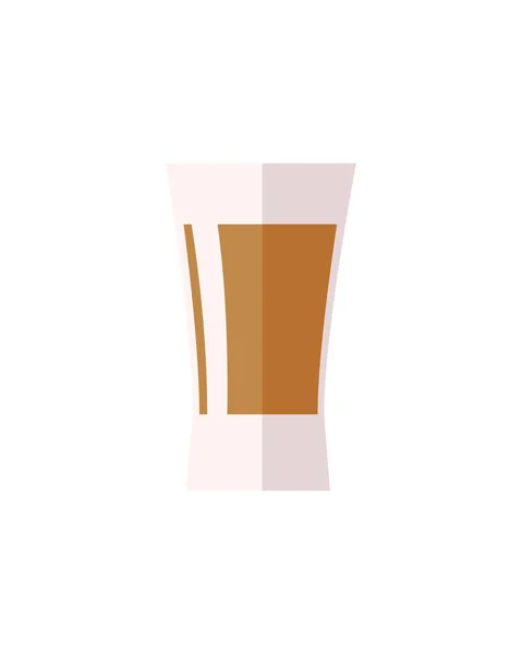Cam likör içecek alkol ikonu izole — Stok Vektör