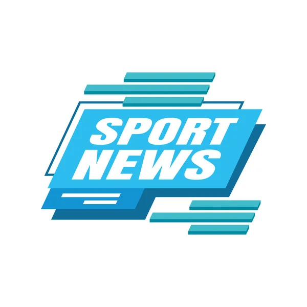 Sport news banner vector design — Stock Vector