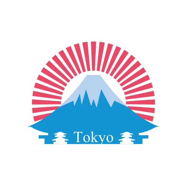 Diseño de vectores de sello de ciudad tokyo — Vector de stock