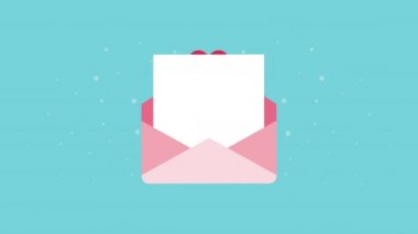 Sevgililer günü kartında aşk mektubu var.