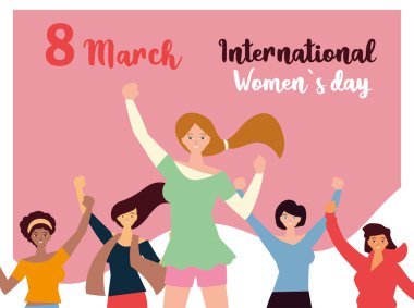 Uluslararası Kadınlar 8. Gün Kız Yürüyüşü Eylemciler Hareketi