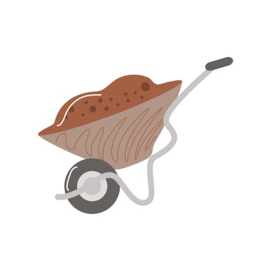 Toprak araçlı bahçe el arabası