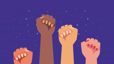 Çeşit çeşit kadın elleri protesto ediyor