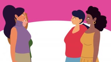 grup ırklar arası kadınlar buluşması