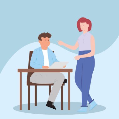 Erkek kadın takım çalışması