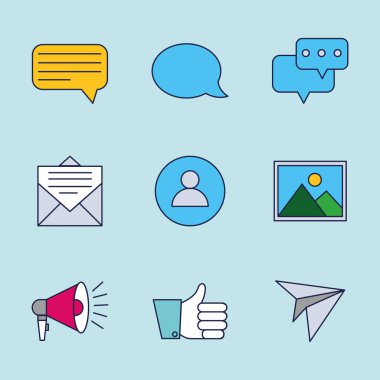 Sosyal medya simgeleri