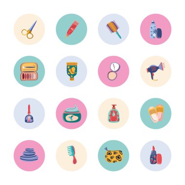 makyaj ürünleri simgeleri