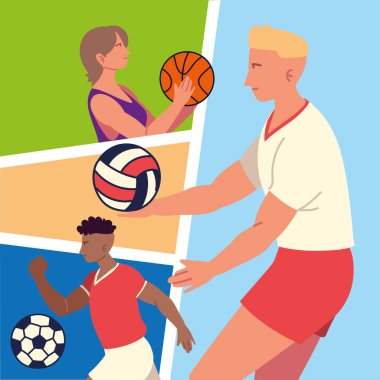 insanlar spor aletleri