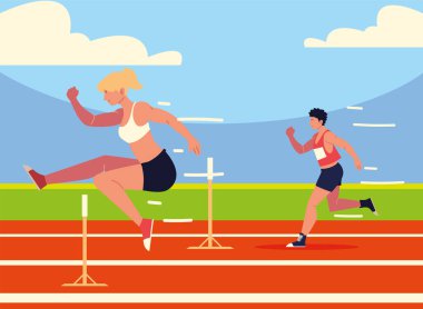 Atletik erkek kadın