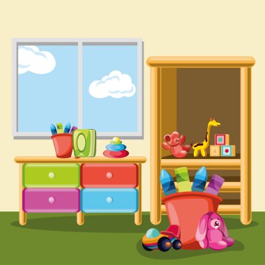 Çocuk oyuncakları çocuk odası