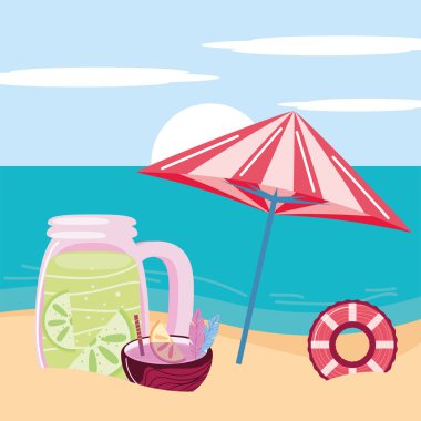 Yaz plajı içkileri