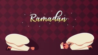 Ramazan Kareem, Müslüman çiftin dua ettiği bir animasyon.