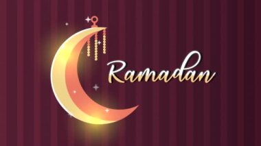Ramazan Kareem Hilal ile harf animasyonu