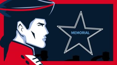 Anma günün kutlu olsun. Eski askerle birlikte yıldızlı harflerle.