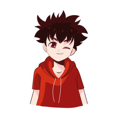 Tatlı çocuk mangası.