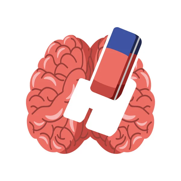 Silici insan beyni — Stok Vektör