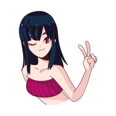 Güzel kız mangası