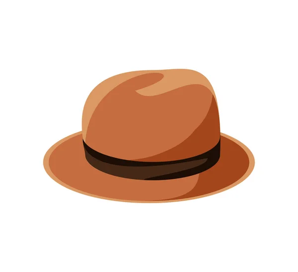 Chapeau accessoire classique — Image vectorielle