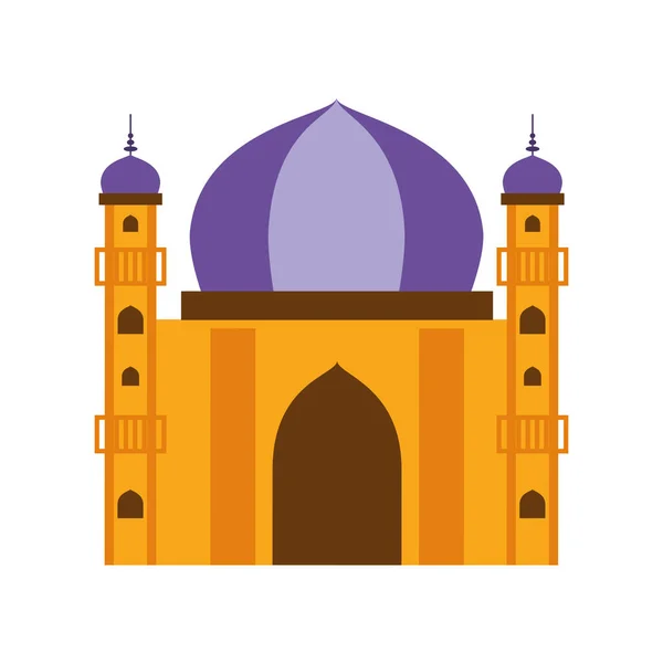 Arabische religieuze tempel — Stockvector