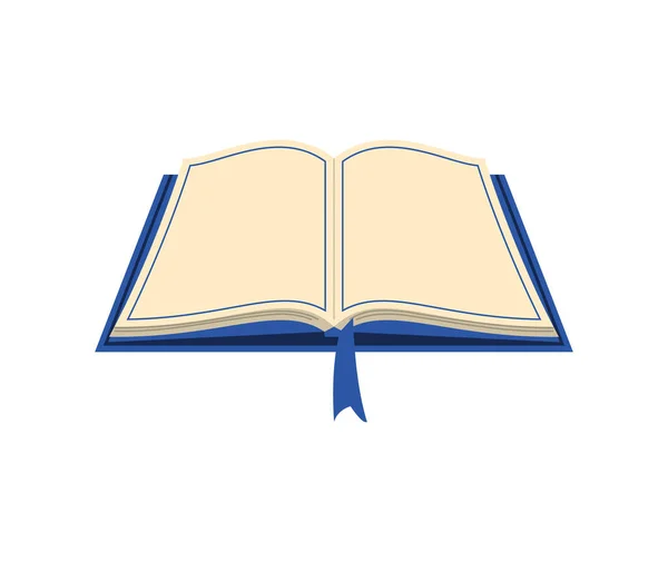 Bookmark libro abierto — Vector de stock